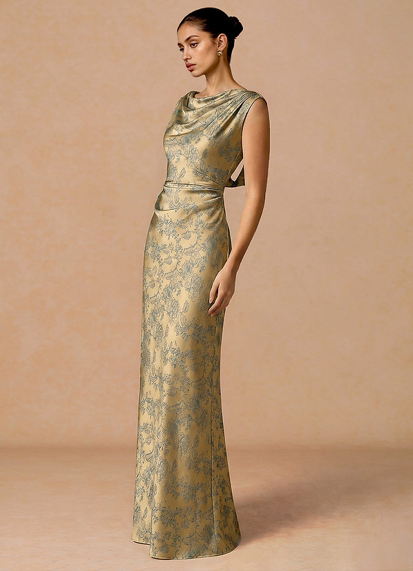 Vestido Verde Marrón Maxi Juliska image1