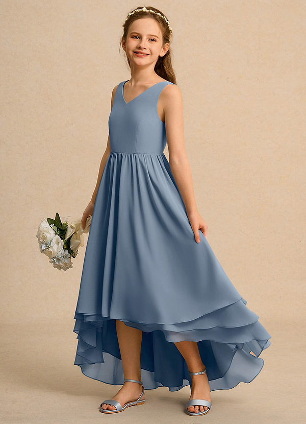 Azazie Kitten Junior Formal Klänningar för brudeflicka Klä A-Line i Chiffong image1