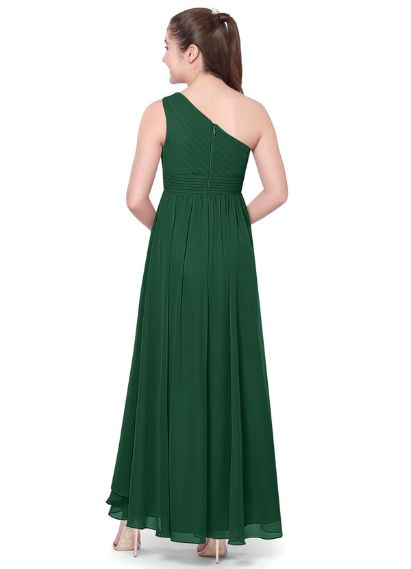 dark green junior bridesmaid dresses