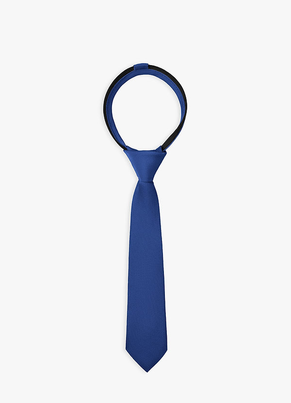 front Boy's Stretch Satin Pre-Tie