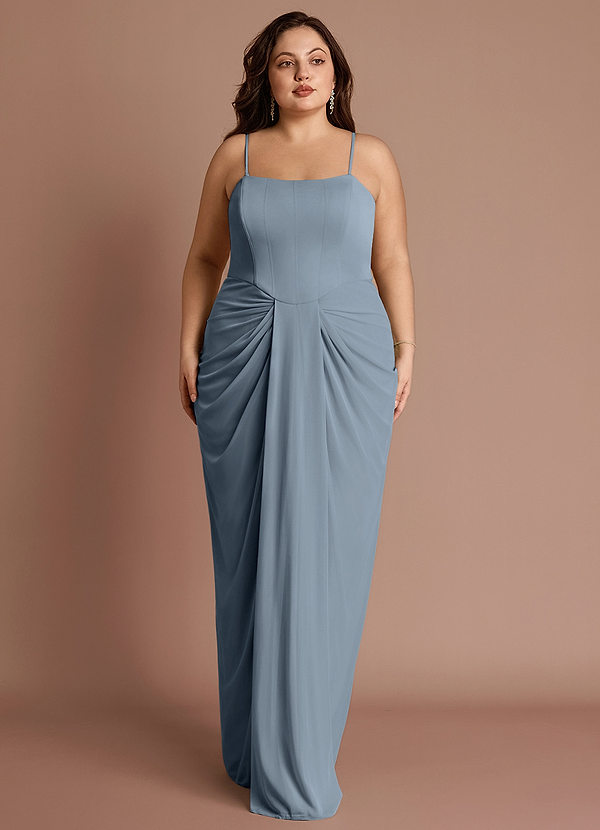 Maxi jurk Anais Poederblauw image1