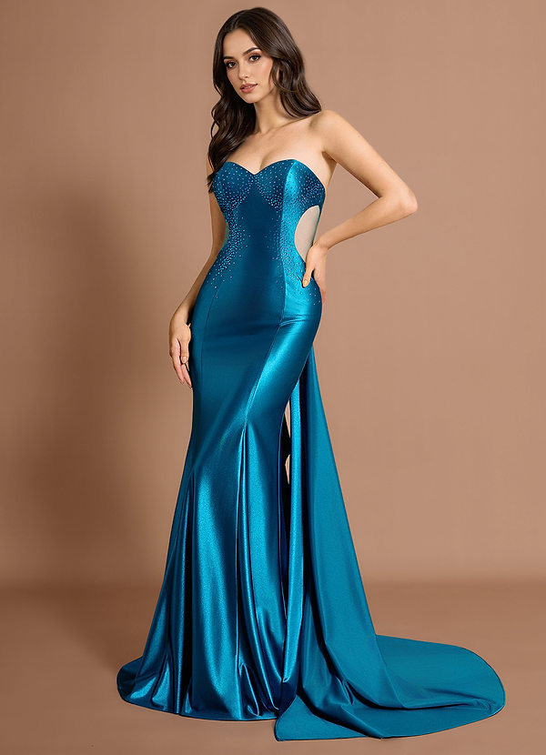 Doriane Blue Maxi Dress image1