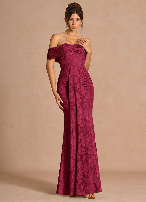 Camellia Merlot Maxi Dress image1