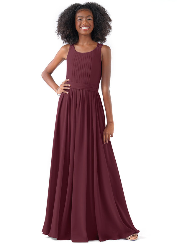Vestidos De Dama De Honor Junior De Chifón A La Altura De Té Trébol main image 0