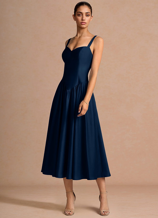 Evadina Navy Midi Dress image1