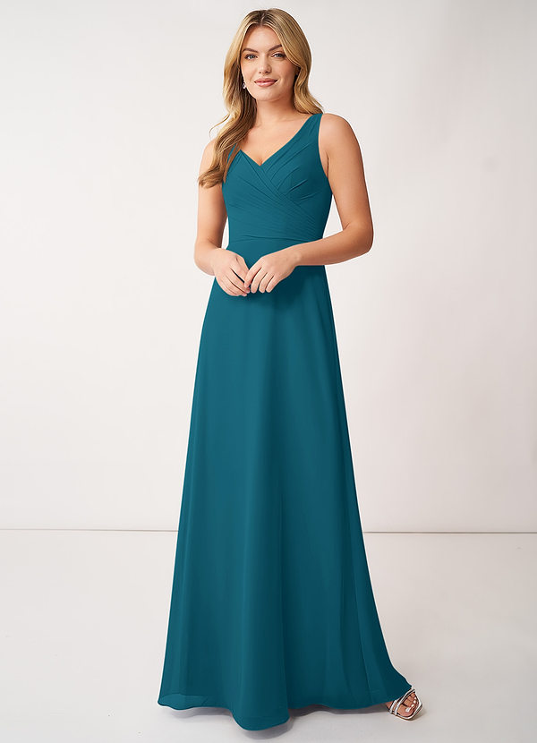 Ink Blue Azazie Nala Bridesmaid Dresses | Azazie