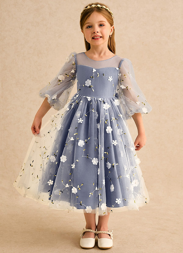 Elowen Flower Girl Dresses Stormy A-Line Sweetheart Neckline Lace Dress image1