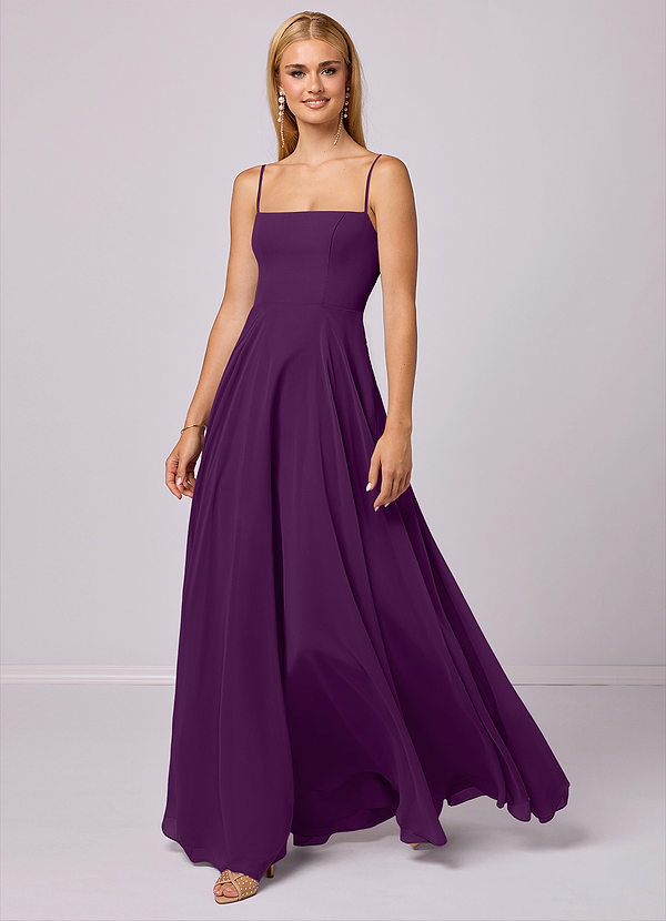 Barbie ♥ Azazie Bridesmaid Dresses A-Line Chiffon Floor-Length Dress image1