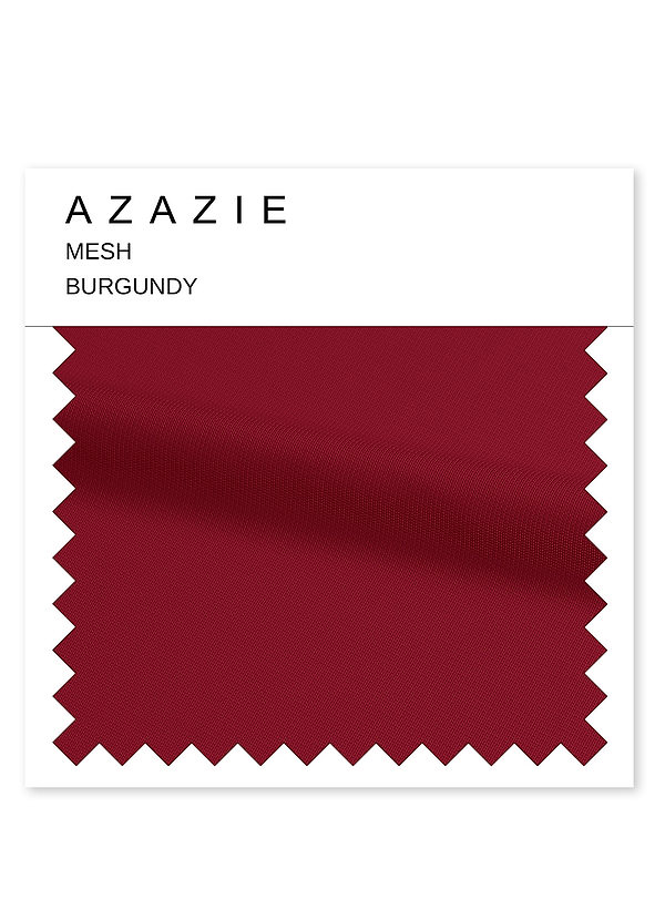 front Azazie Burgundy Mesh Swatch