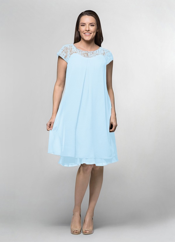 Azazie Tess MBD Mother Of The Bride Dress - Sky Blue | Azazie