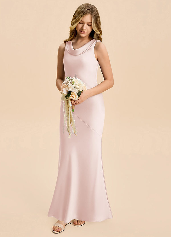 Azazie Rylina Junior Klä av Sjöjungfru i Stretch Satin image1