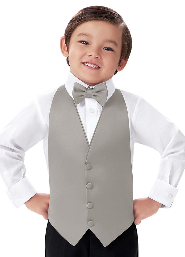 front Gentlemen's Collection Boy's Matte Satin Vest