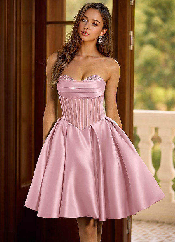 Charmelle Rosa Mini vestido image1