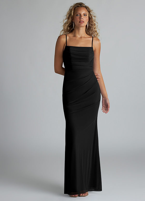 Azazie Teyana Black Bridesmaid Dresses | Azazie