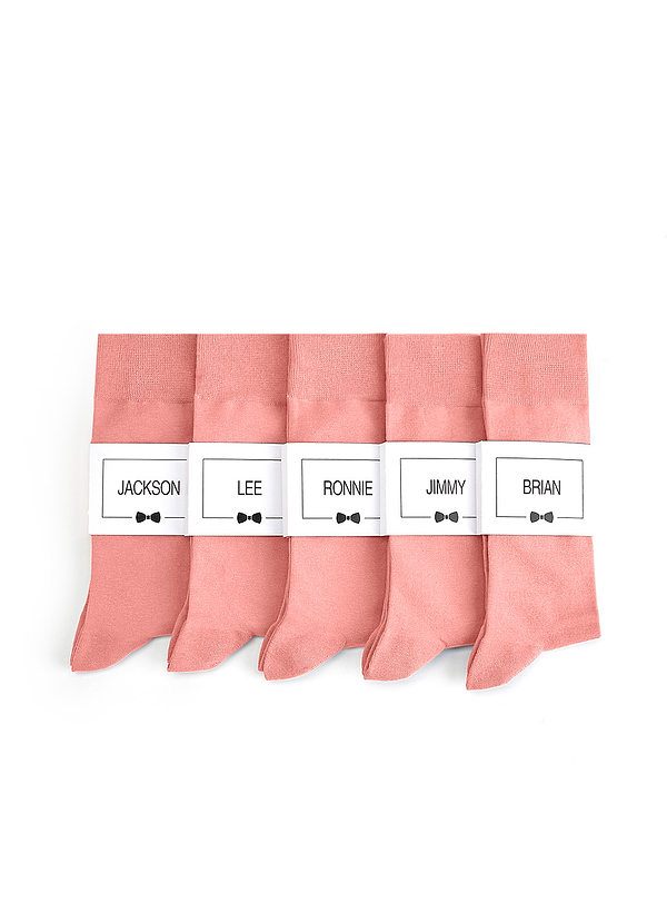 front Men's Dress Socks with Custom Label