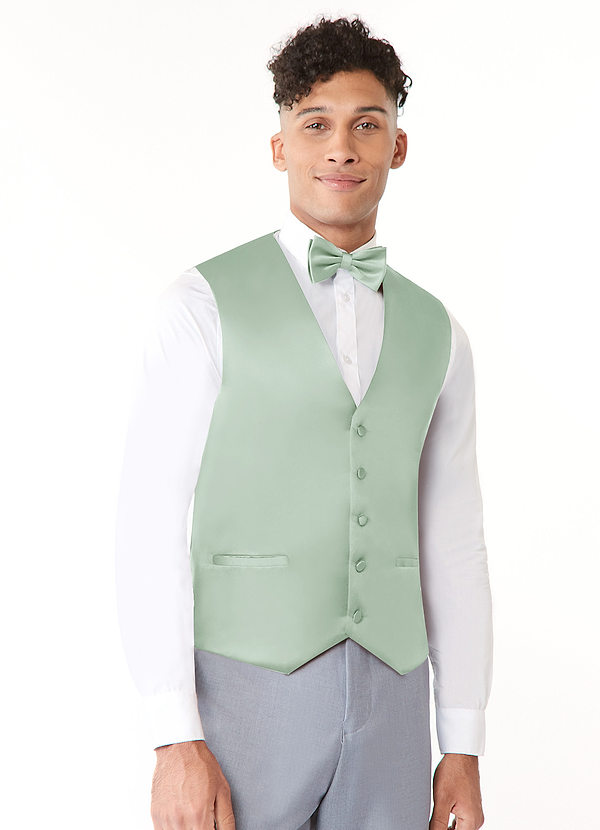 front Gentlemen's Collection Matte Satin Vest