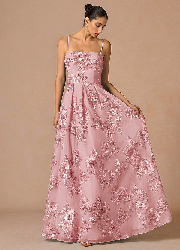 Evangeline Pink Maxi Dress | Azazie