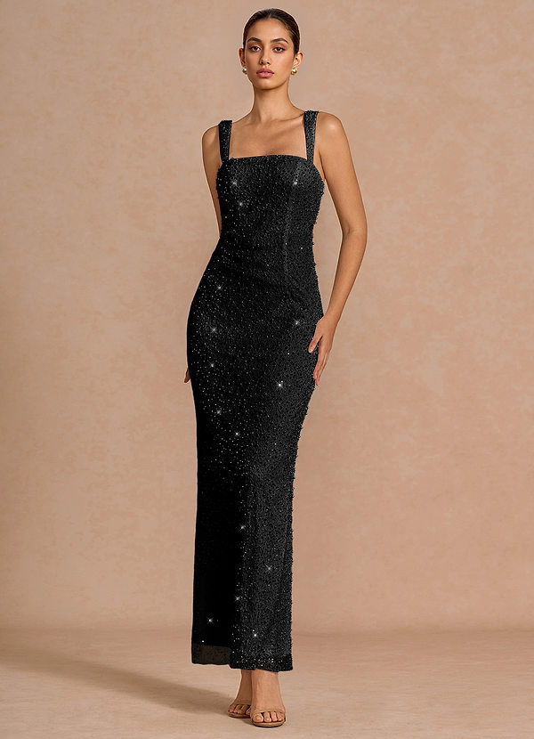 Robe Maxi Noir Calanthe image1
