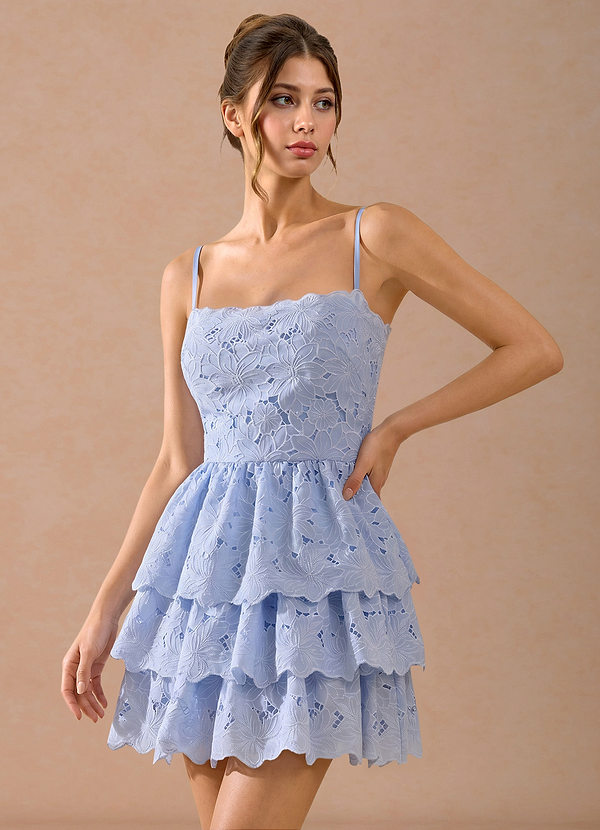 Hovira Haze Blue Mini Dress image1