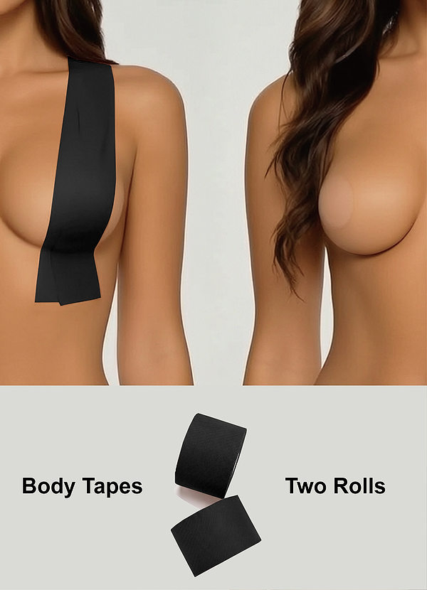 front Fashion Body Tape 2-Pack – No Bra, Breathable