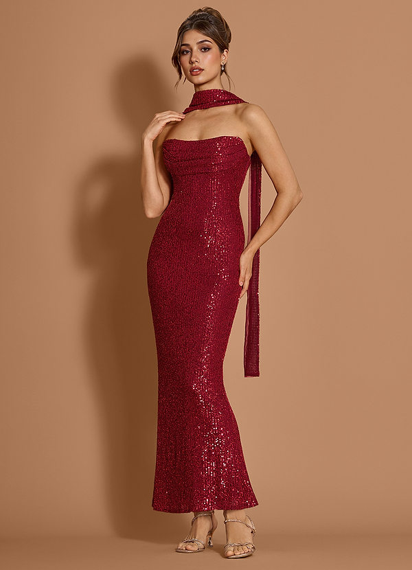 Cionna Wine Maxi Dress image1