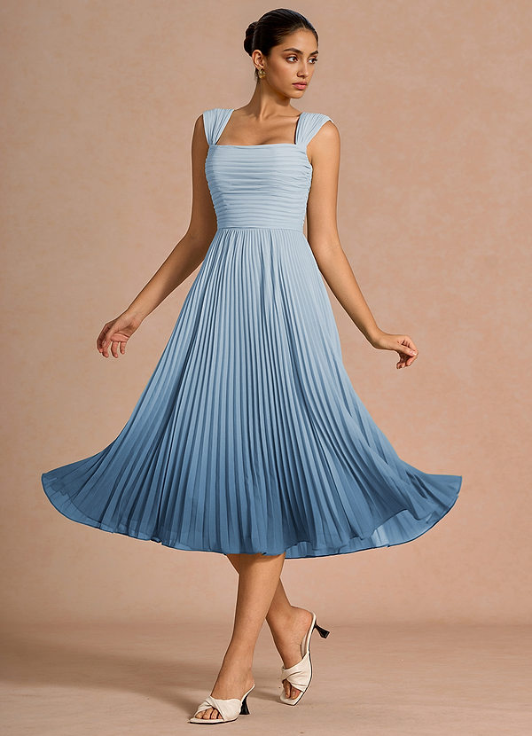 Vestido Azul Bruma Midi Desdemona image1