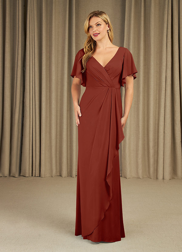 Terracotta Song Mother of the Bride Dress Try-on Dress Sample Dress ...