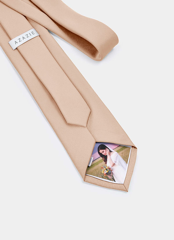 front Matte Satin Custom Photo Tie – Personalized Necktie