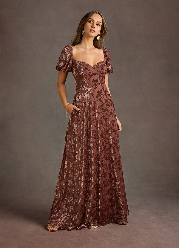 Alba Rosewood Maxi Dress image1