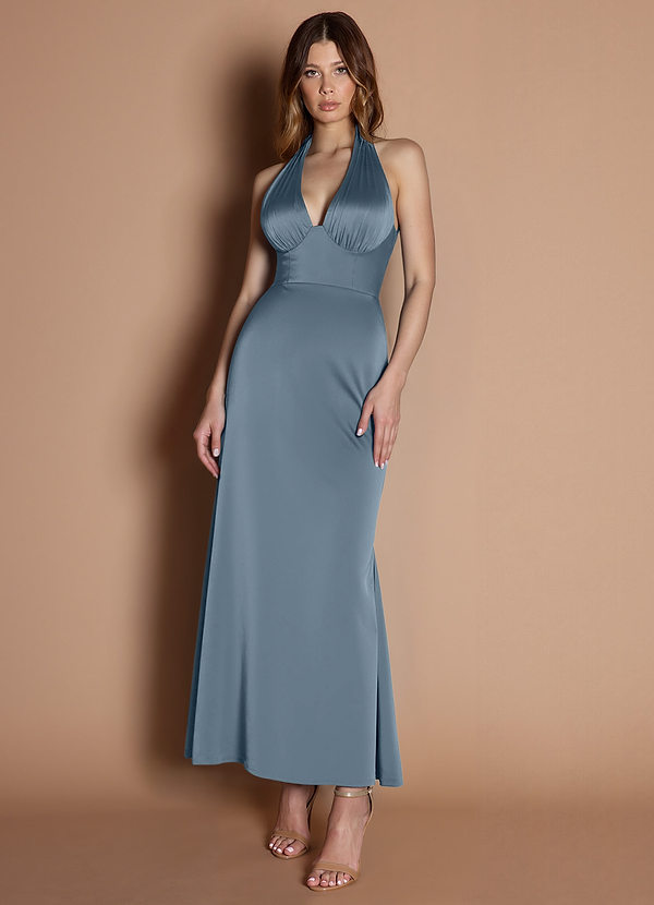 Zephyra Powder Blue Mermaid Dress image1