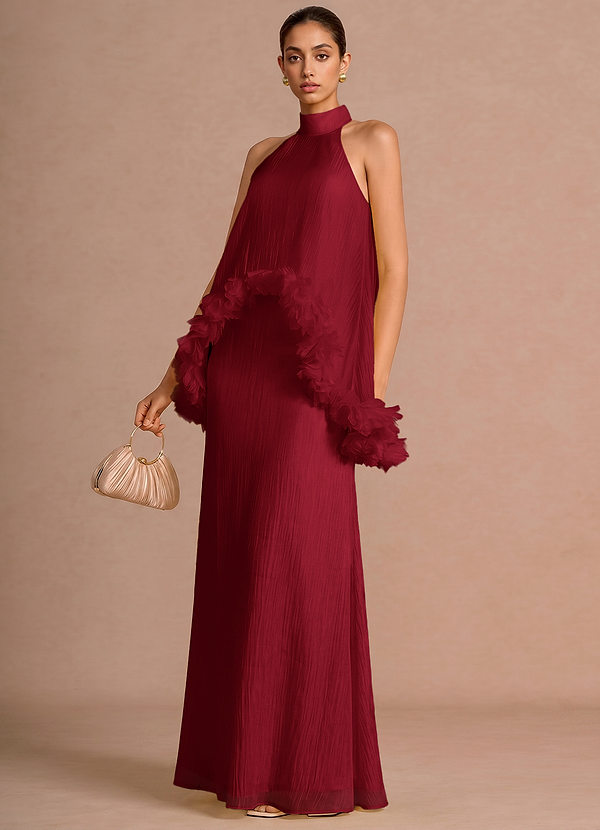 Velmira Date Red Maxi Dress image1