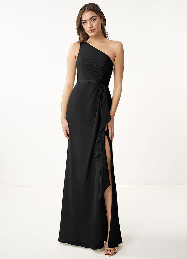 Black Azazie Liza Bridesmaid Dresses | Azazie