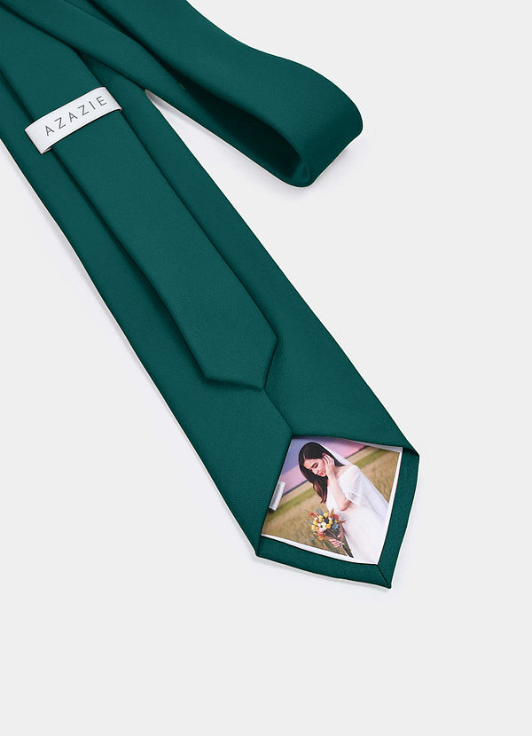 front Matte Satin Custom Photo Tie – Personalized Necktie