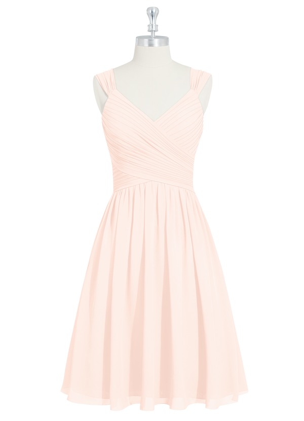 azazie pearl pink