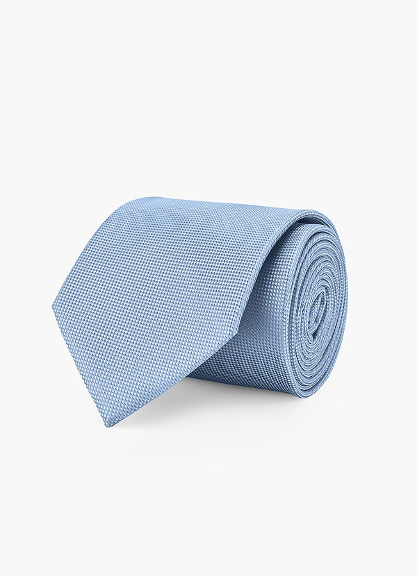front Solid Textured Modern Tie