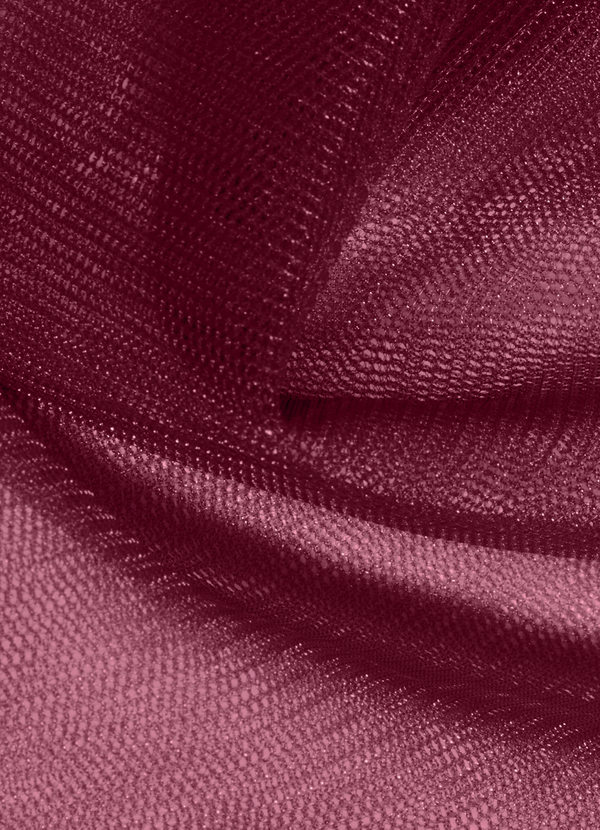 front Azazie Mulberry Tulle Fabric By the Yard
