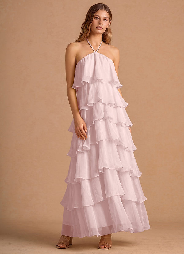 Hesper Powder Pink Maxi Dress image1