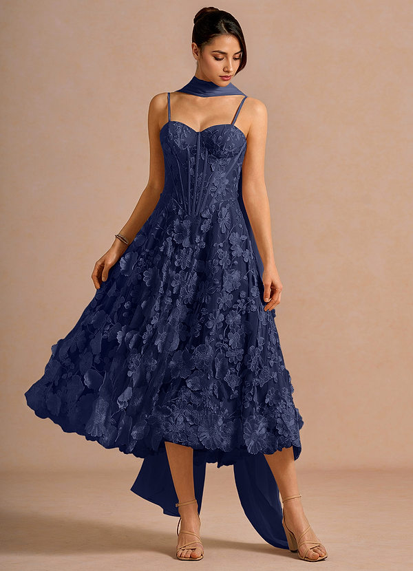 Orlaya Dark Navy Maxi Dress image1