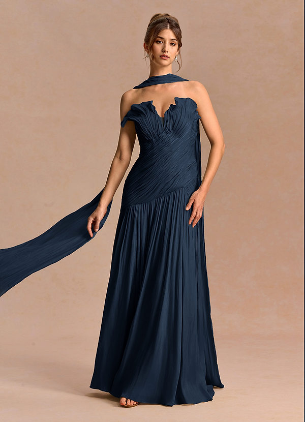 Lilou Navy Maxi Dress image1