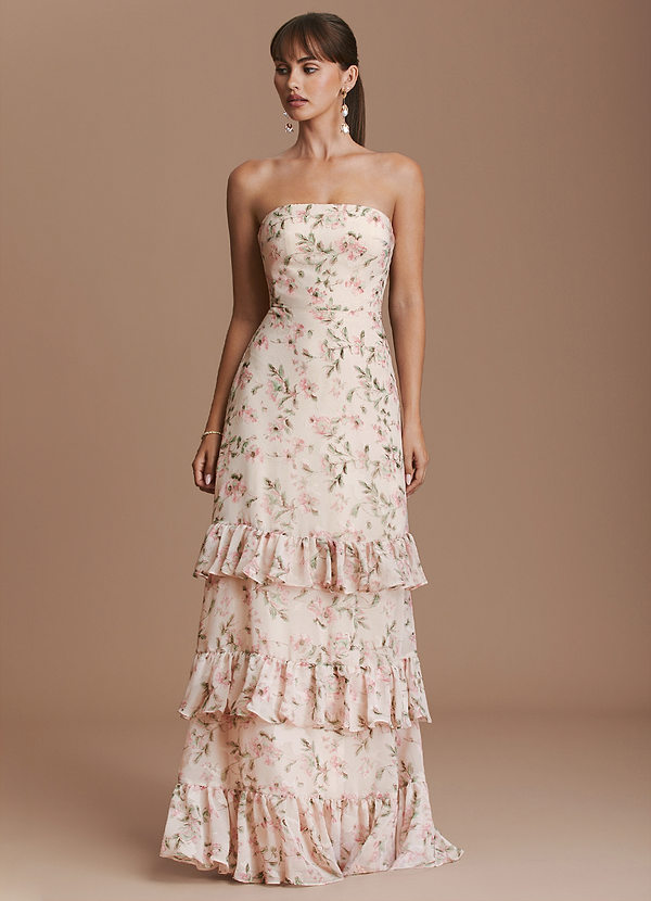 Stefie Pink Blossom Maxi Dress image1