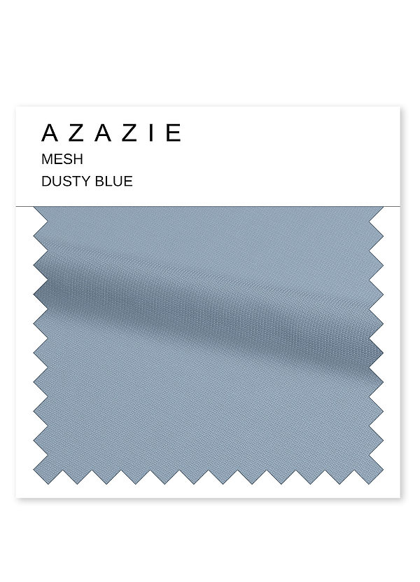 front Azazie Dusty Blue Mesh Swatch