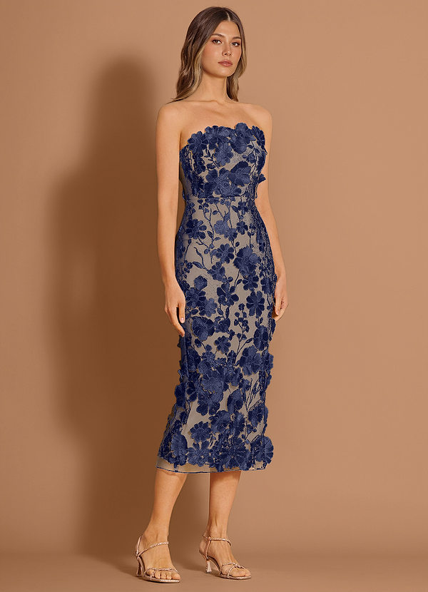 Della Navy Midi Dress image1