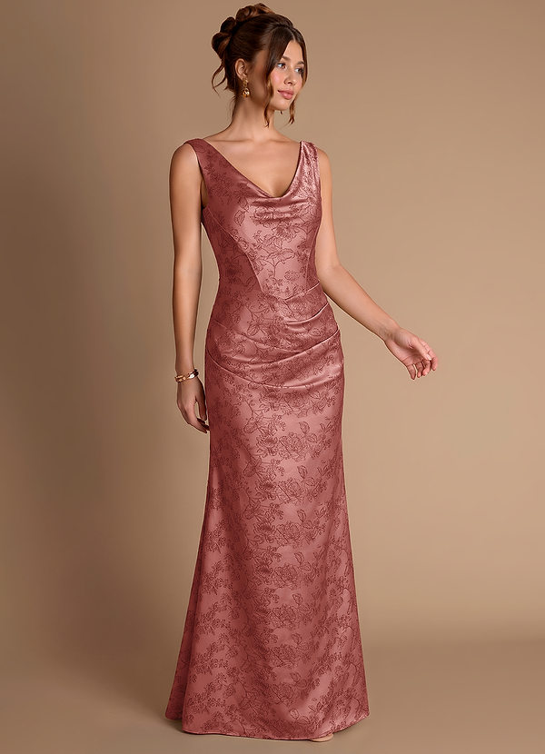 Vestido Rosa Vintage Largo Nerine image1