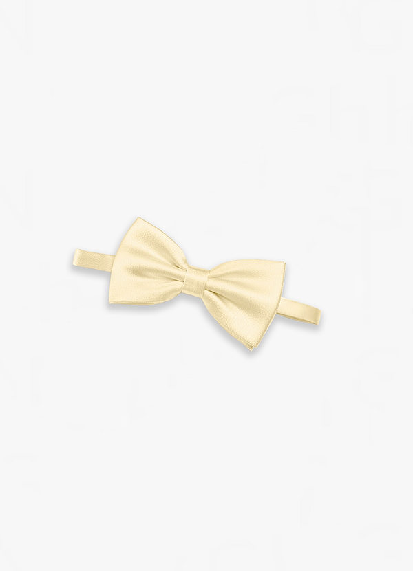 front Adjustable Shining Satin Bow Tie