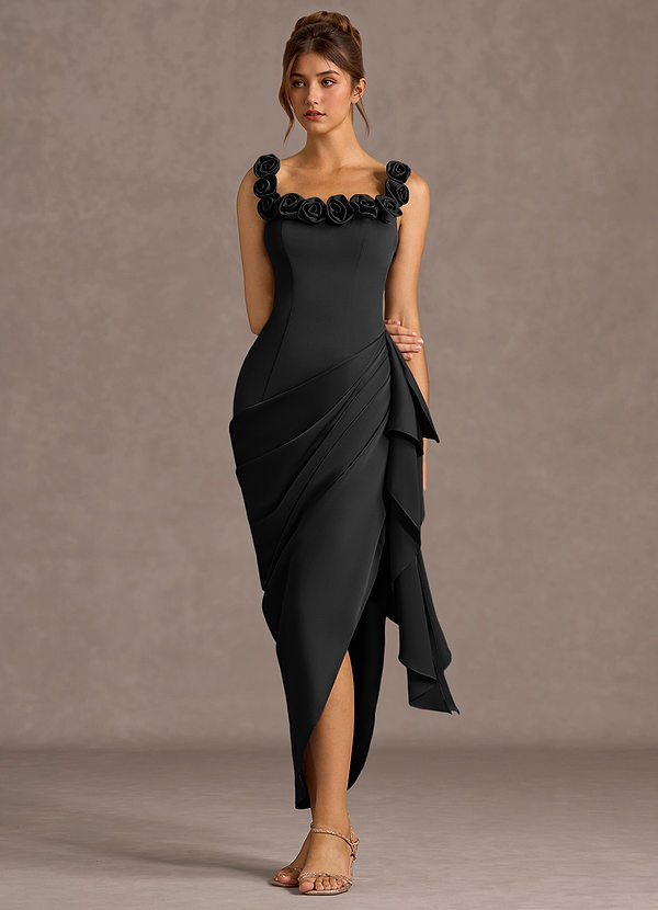 Vestido Negro Largo Cerina image1