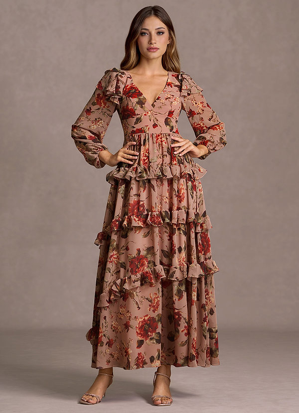 Aurora Mauve Multi Maxi Dress image1