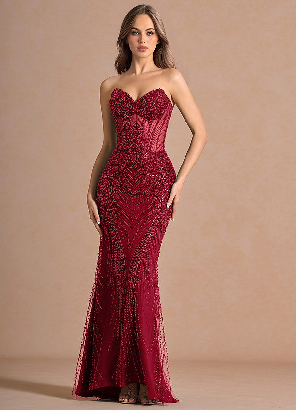 Acacia Wine Maxi Dress image1