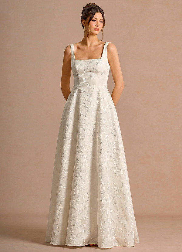 Robe Longue Blanc Français Effie image1