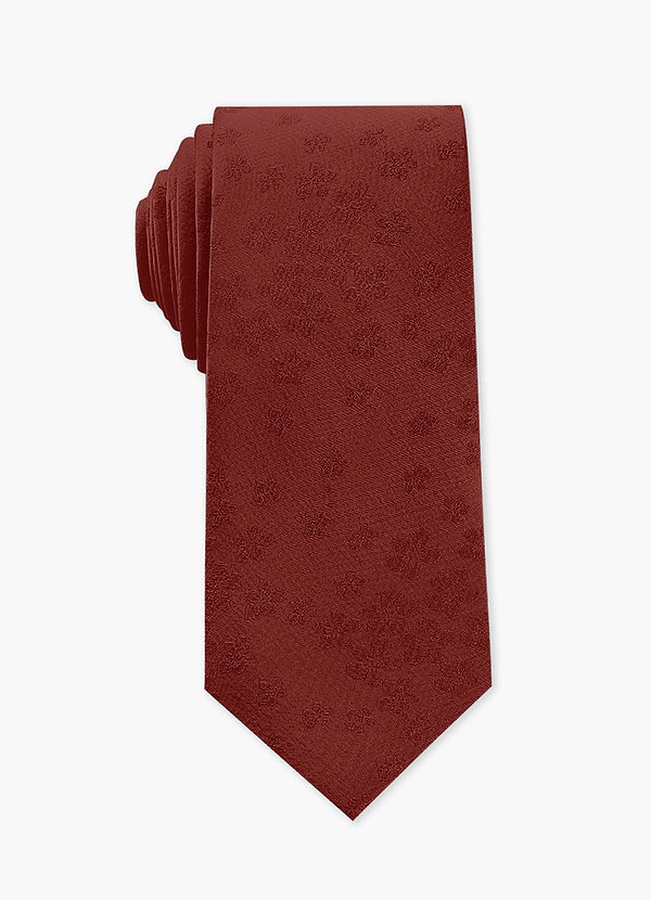 front Jacquard Skinny Tie