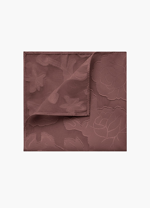 front Floral Burnout Pocket Square